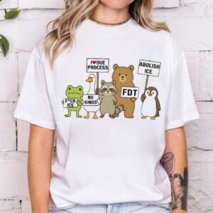 Defund ICE Animals Protest Ice Out Of LA Abolish Ice FDT T-Shirt