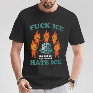 Fck ICE Hate ICE Funny Anti ICE T-shirt