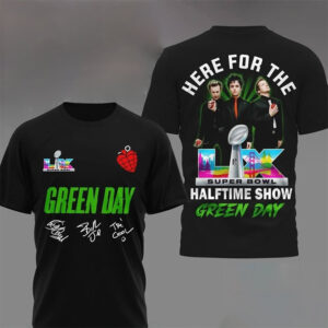 Super Bowl LX Green Day Shirt