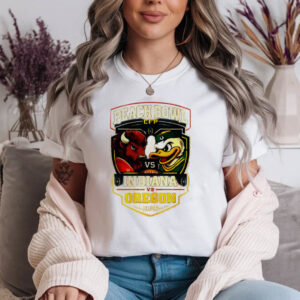 Indiana Hoosiers Vs Oregon Ducks Football Shirt