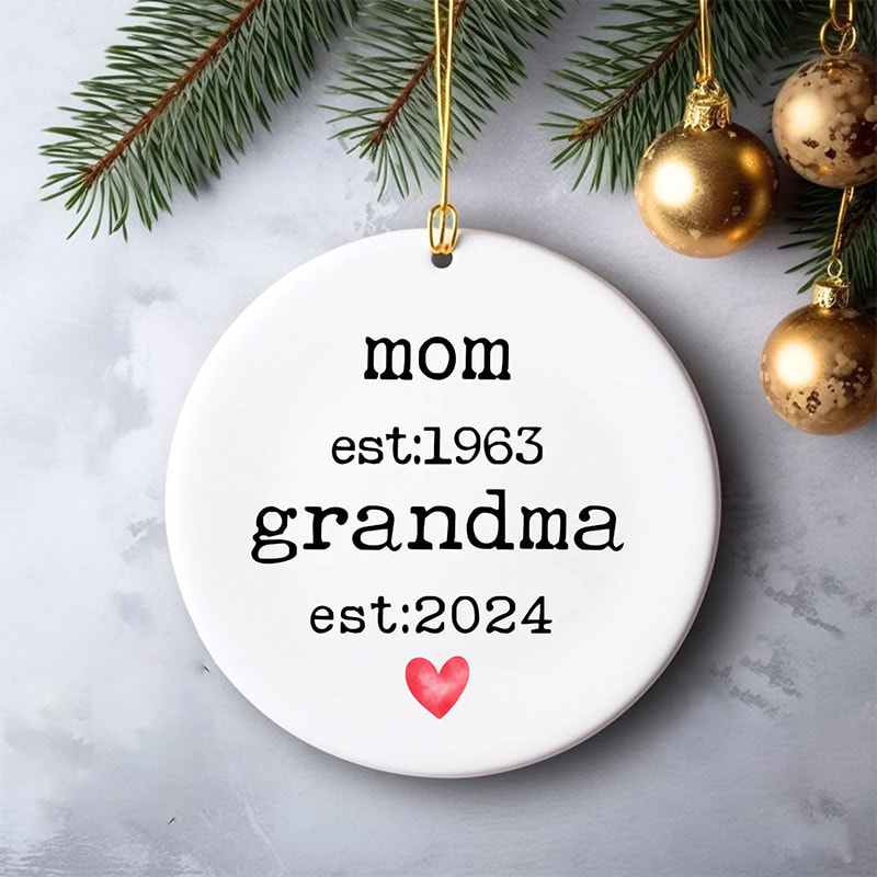 Personalized Grandma Mom Day Gift Ideas Ornament Personalized Grandma Mom Day Gift Ideas Ornament