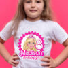 Custom Name Doll Birthday Party Tee
