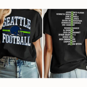 Seattle Seahawks Football Game Day 2-sided Shirt