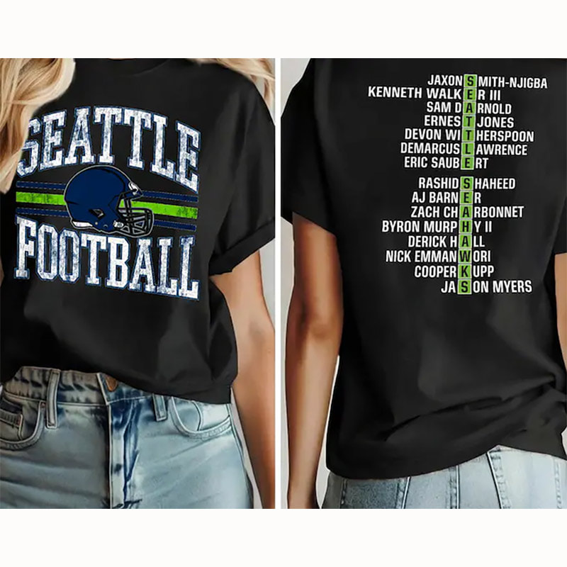 Seattle Seahawks Football Game Day 2-sided Shirt Seattle Seahawks Football Game Day 2-sided Shirt