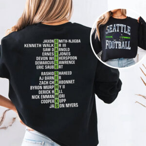 Seattle Seahawks Football Game Day 2-sided Shirt