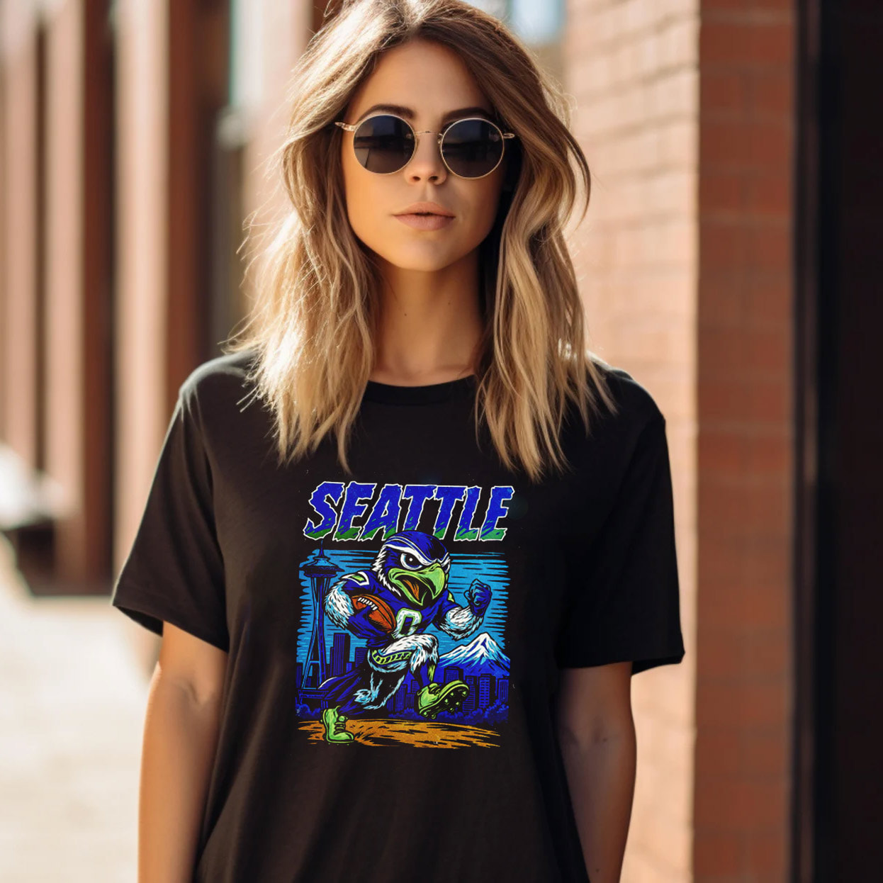 Seattle Seahawks Mascot T-shirt Seattle Seahawks Mascot T-shirt