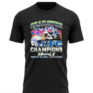 Seattle Seahawks Stadium NFC Championship Mascot Shirt