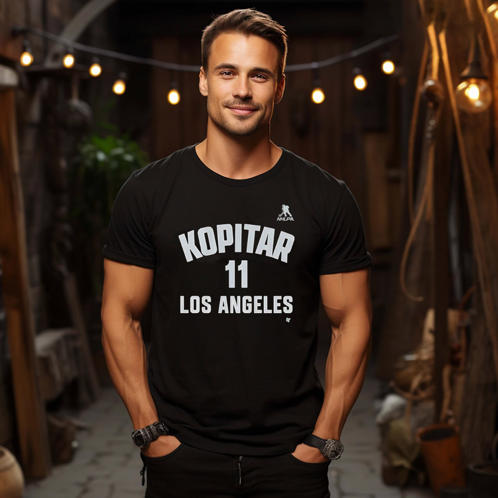 Anze Kopitar Los Angeles Hockey Shirt Anze Kopitar Los Angeles Hockey Shirt