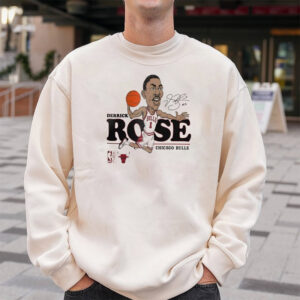 Caricature Derrick Rose Chicago Bulls Shirt PersonalizedShirts.net
