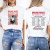 Bruno Mars The Romantic Tour 2-sided Shirt