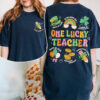 Lucky Four Leaf Clover St Patrick High School​ 2-sided Shirt