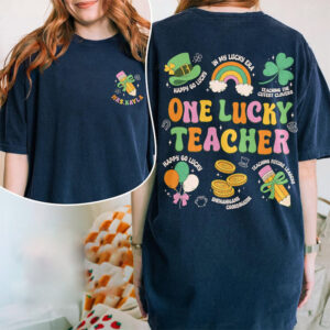 Lucky Four Leaf Clover St Patrick High School​ 2-sided Shirt