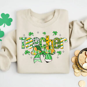 One Lucky Teacher St Patrick Day School Shirt PersonalizedShirts.net