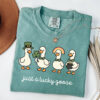 St Patrick’s Day​ Holiday Goose Top Comfort Colors Shirt