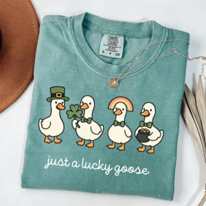 St Patrick’s Day​ Holiday Goose Top Comfort Colors Shirt