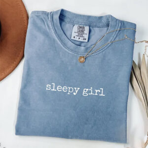 Sleeping All Day National Lazy Day Comfort Colors Shirt PersonalizedShirts.net