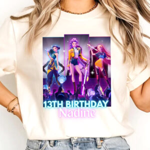 Personalized Kpop Demon Hunter Birthday Tee PersonalizedShirts.net