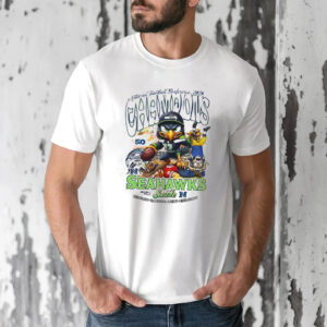 Seattle Seahawks NFC Champions Bird Mascot Shirt PersonalizedShirts.net