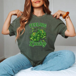 Feeling Lucky Six Seven St Patrick’s Day Comfort Colors T-shirt