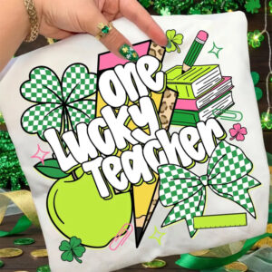 One Lucky Teacher, St Patrick’s Day Gift Comfort Colors T-shirt
