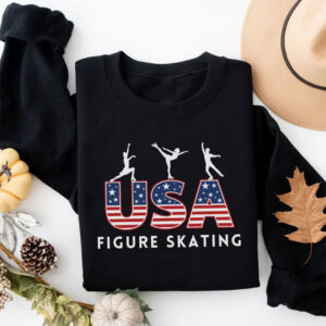 USA Figure Skater Winter Sports Shirt PersonalizedShirts.net