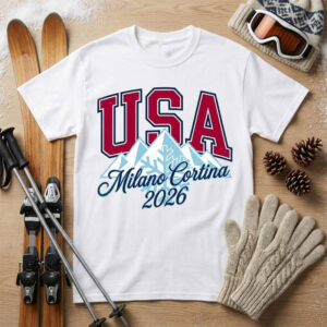 USA Milano Cortina 2026 Winter Sports Shirt
