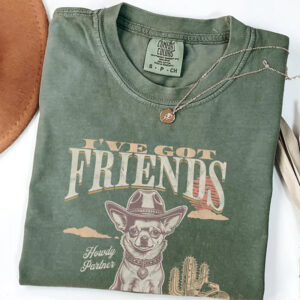 Cowboy Chihuahua Dog Meme​ Comfort Colors Tee
