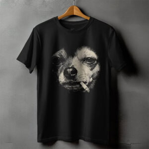 Funny Dog Smoking Chihuahua Meme Shirt