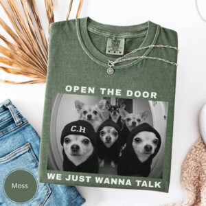 Funny Dogs Chihuahua Meme Comfort Colors Tee PersonalizedShirts.net