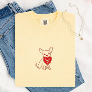 My Dog Chihuahua Comfort Colors Shirt PersonalizedShirts.net