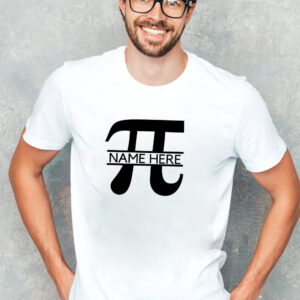 Custom Name pi in math symbol Tee 2 PersonalizedShirts.net