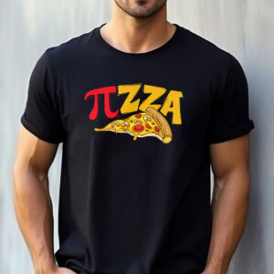 Pizza Pi Symbol Text Funny Math Joke Shirt