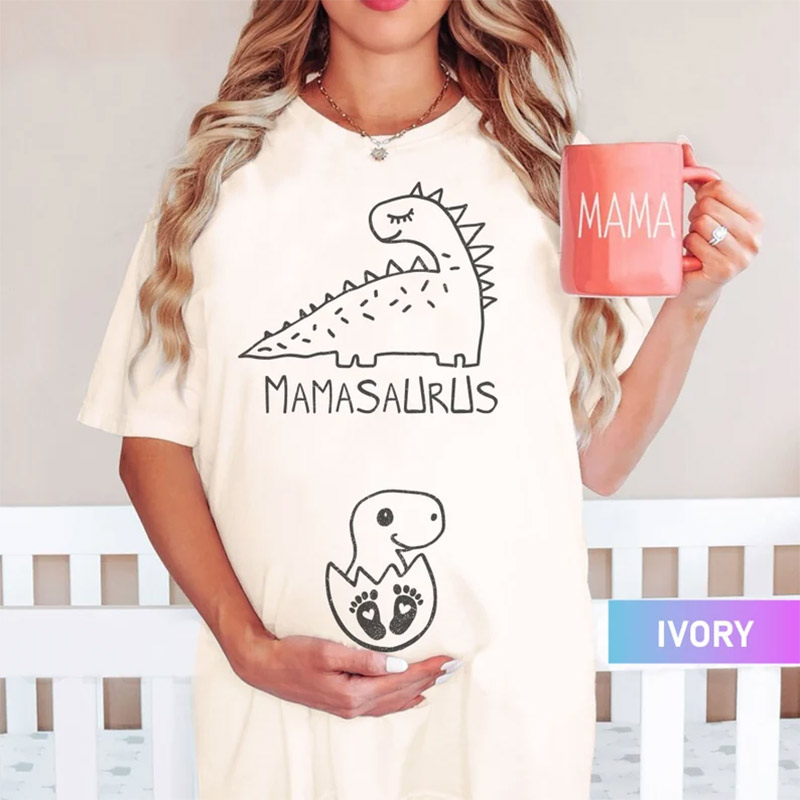 Mamasaurus Maternity, Pregnancy Dinosaur Comfort Colors Shirt Mamasaurus Maternity, Pregnancy Dinosaur Comfort Colors Shirt