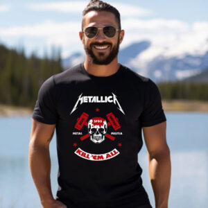 Kill Em All Metallica Rock Band Logo Shirt 1 PersonalizedShirts.net
