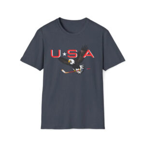 Patriotic USA Ice Hockey Eagle Shirt