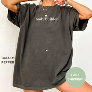 Body Builder Mom To Be Comfort Colors Shirt