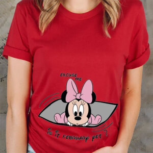 Custom Excuse Me Is It Time Yet Cute Disney Pregnancy Comfort Color Tee