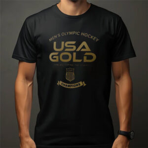 Men’s Olympic Hockey USA Gold Medals Shirt