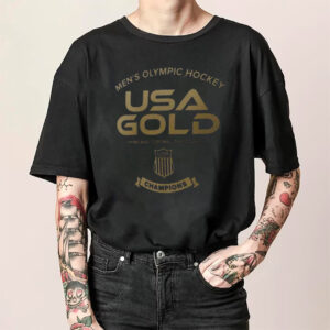 Men’s Olympic Hockey USA Gold Medals Shirt