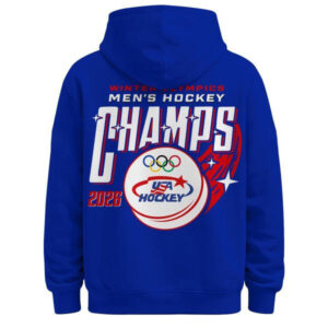 USA Hockey Men Olympic Champions 2 Sided Shirt