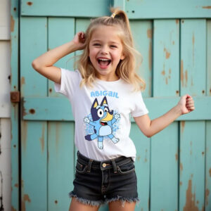 Charlie Bluey Characters T-shirt