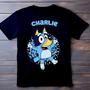 Charlie Bluey Characters T-shirt
