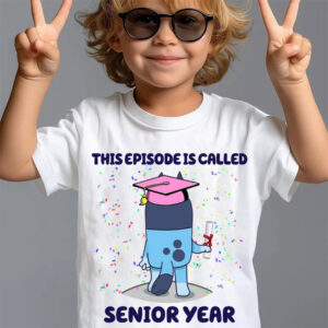Senior Year Bluey Character Tee