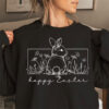 Happy Easter Floral Bunny Shirt