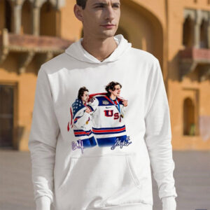 Jack Hughes And Quinn Hughes Team USA Ice Hockey Shirt PersonalizedShirts.net