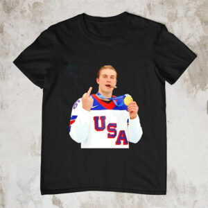 Jack Hughes Hockey Team USA Shirt