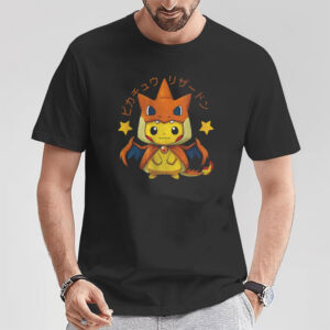 Pikachu Charizard Custom Pokemon Pokopia​ Shirt