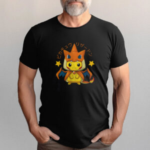 Pikachu Charizard Custom Pokemon Pokopia​ Shirt
