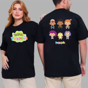 Pokémon Pokopia Characters Cute 2-sided Nintendo Game Shirt