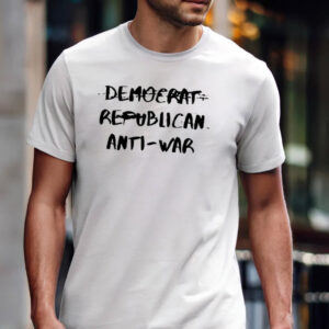 Democrat Republican Anti war T shirt PersonalizedShirts.net